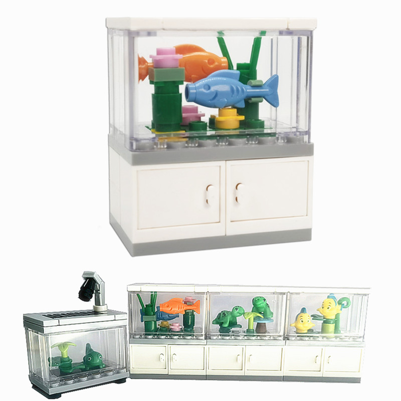 Aquarium Fish Lego - Şehir arkadaşlar balık tankı yapı taşları