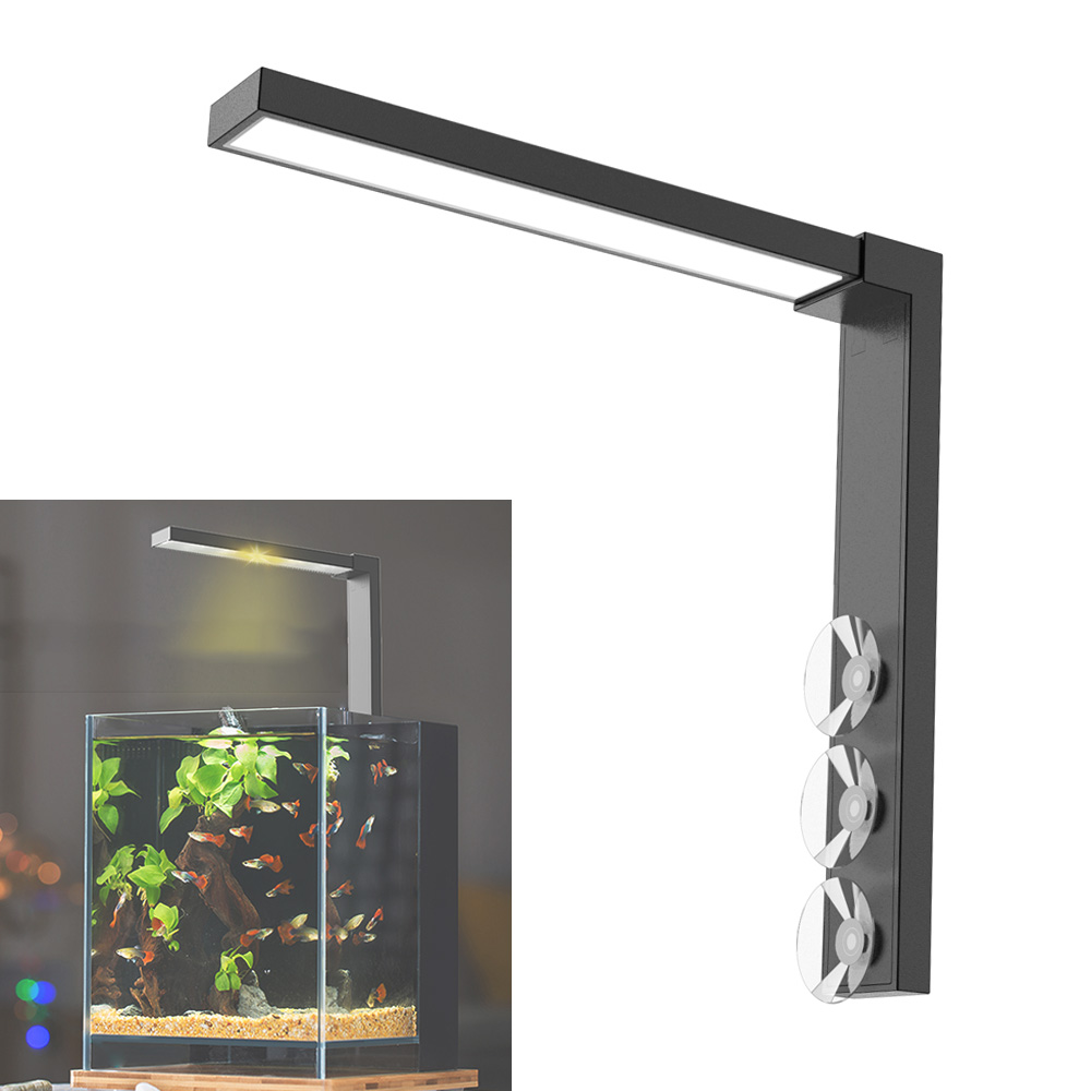 Aquarium Fish Jar - ABS küçük balık kase LED ışık