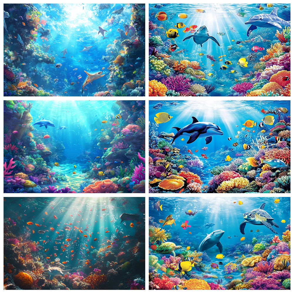 Aquarium Fish Dolphin - Sualtı Dünyası Arka Plan Fotoğraf Balık