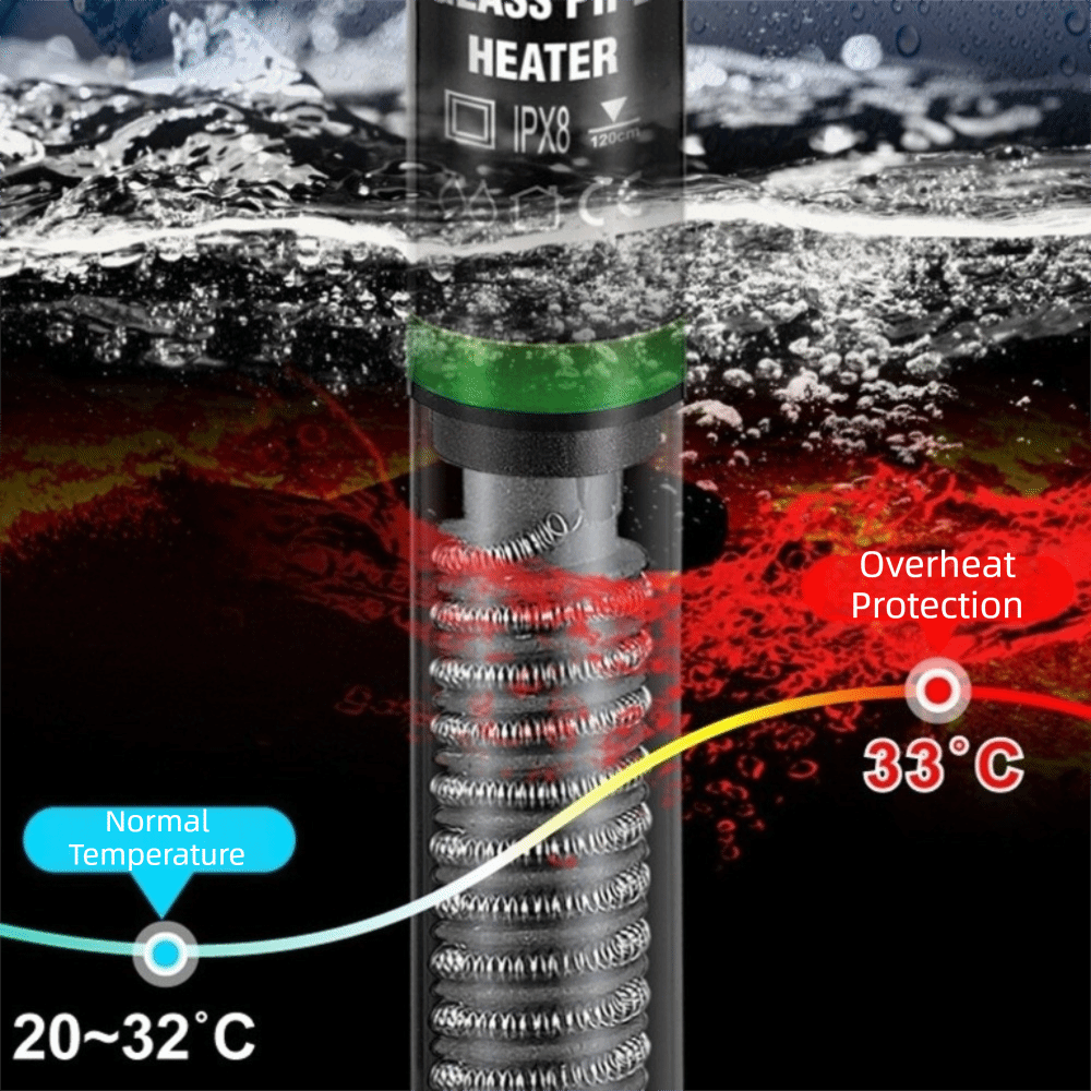 Aquarium Fish Cold Water - 25W-300W Akvaryum Dalgıç Isıtıcı Sabit Termostat