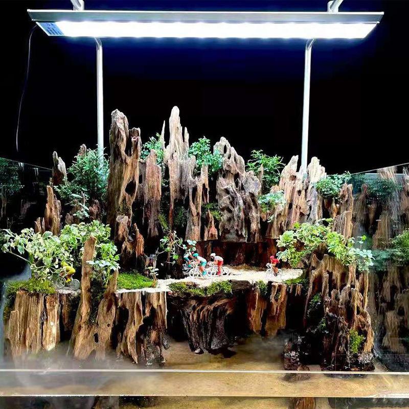 Aquarium Fish Only - Karides Ahşap Akvaryum Dekoru, Karidesler İçin