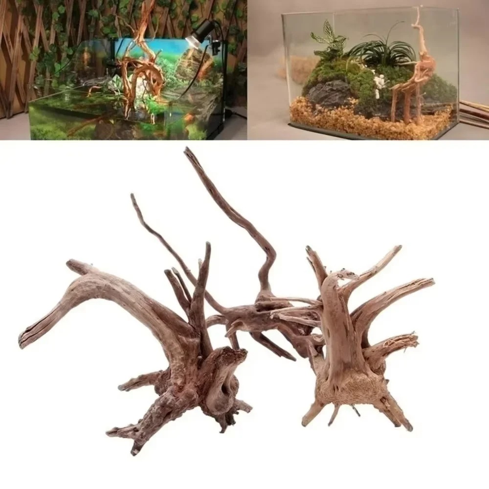 Aquarium Fish House - 15-20CM Doğal Kök Ağacı Akvaryum Dekoru