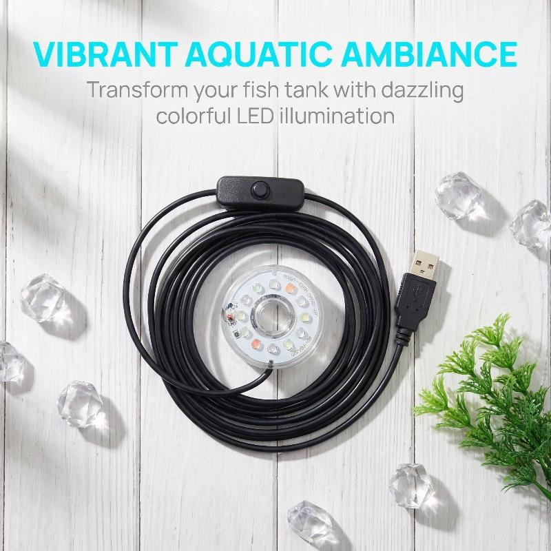 Aquarium Fish Lego - USB LED Balık Tankı Işığı Çok
