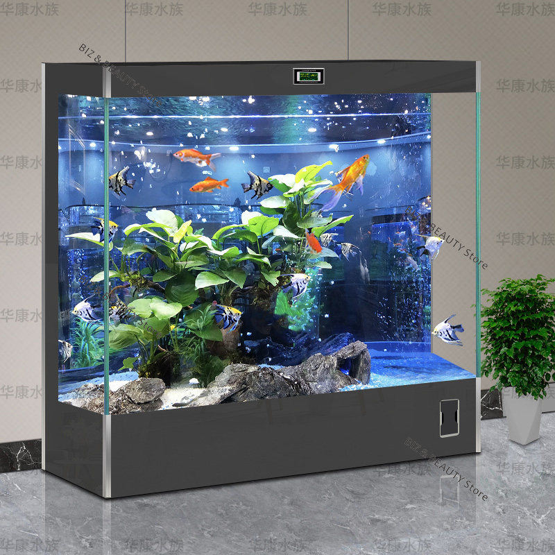 All Fish In Aquarium - Yeni Ultra Beyaz Cam Balık Tankı