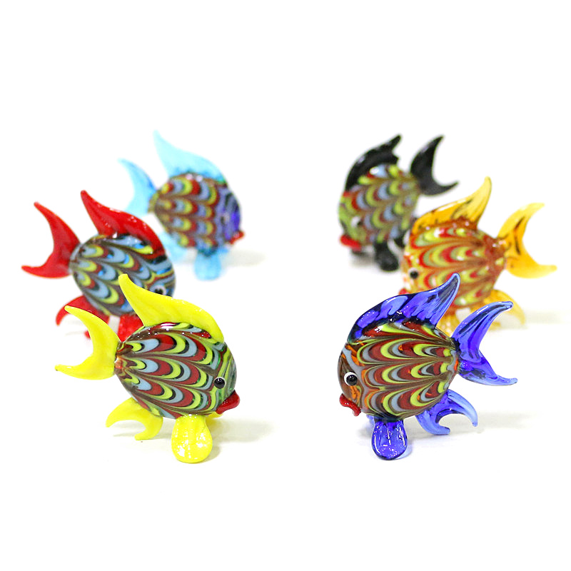Aquarium Fish Items - Renkli Tropikal Balık Mini Figürler Sevimli