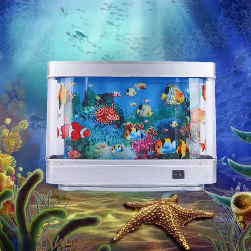 Aquarium Fish Dolphin - Dinamik sanal okyanus Led akvarvum lambası