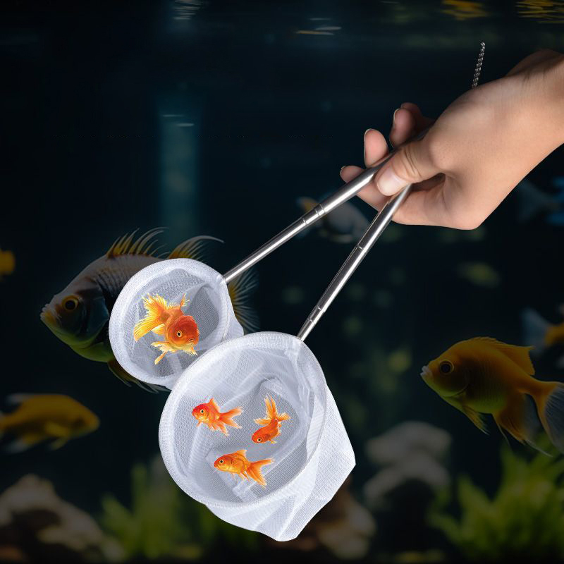 Aquarium Fish Net Small - Akvaryum balık balık ağı paslanmaz çelik