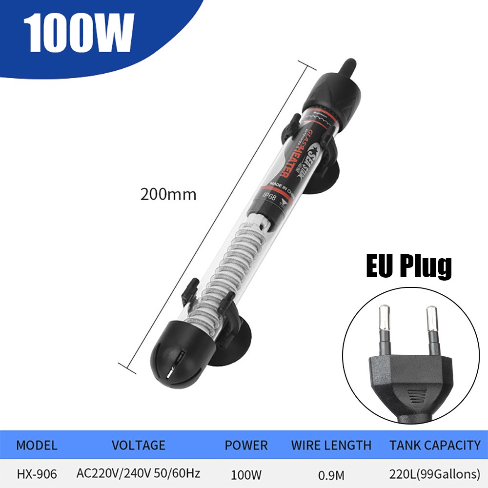 Aquarium Fish Cold Water - 1 adet 25W/50W/100W/200W/300W termostat ısıtıcı çubuk