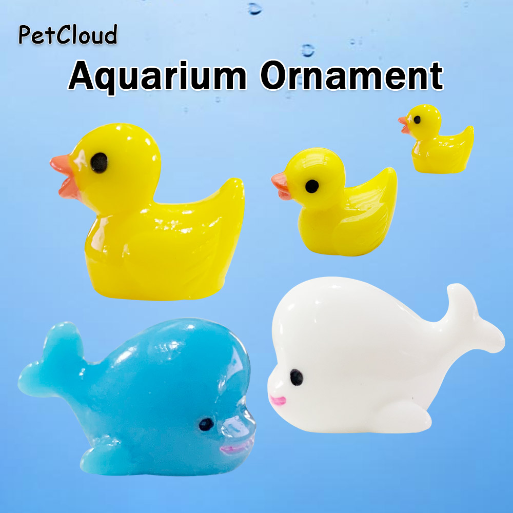 Aquarium Fish Dolphin - 5 adet balık tankı süs ördekler