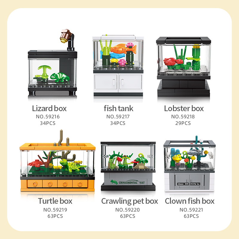 Balık Tankı Yapı Taşları Seti  - Aquarium Fish Lego incelemesi ve fiyatı