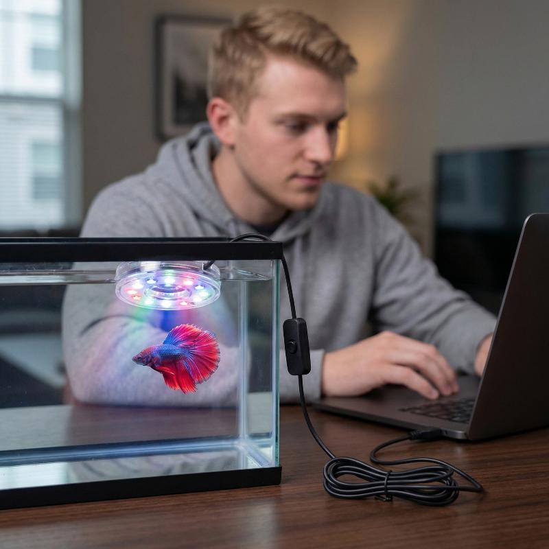 USB LED Balık Tankı Işığı Çok  - Aquarium Fish Lego incelemesi ve fiyatı