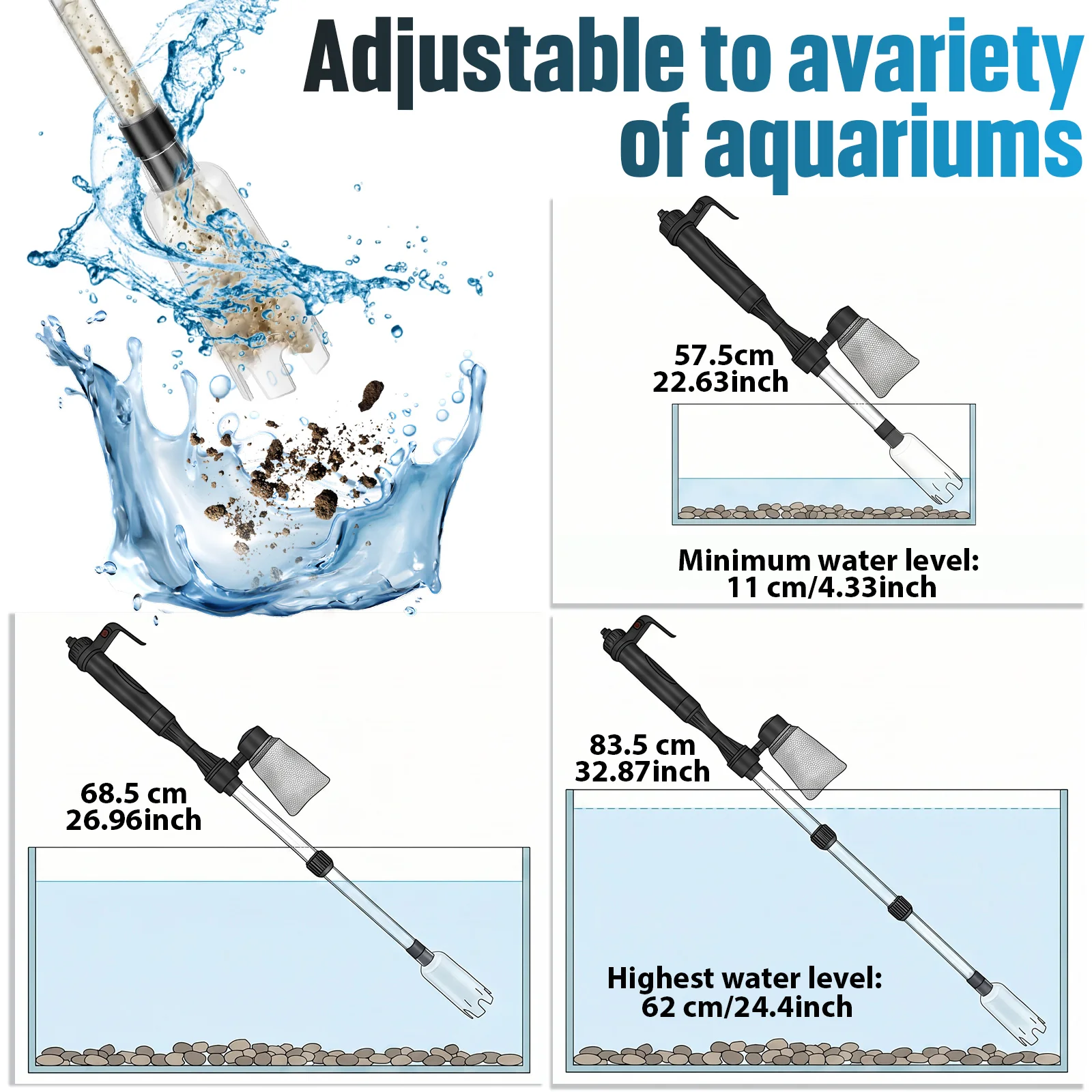 Akvaryum Vakumlu Çakıl Temizle - Aquarium Fish Electric incelemesi ve fiyatı