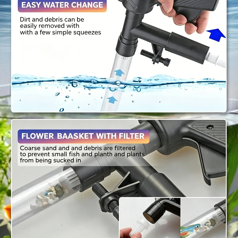 Akvaryum Balık Tankı Su Değişt - Aquarium Fish Waste Collector incelemesi ve fiyatı