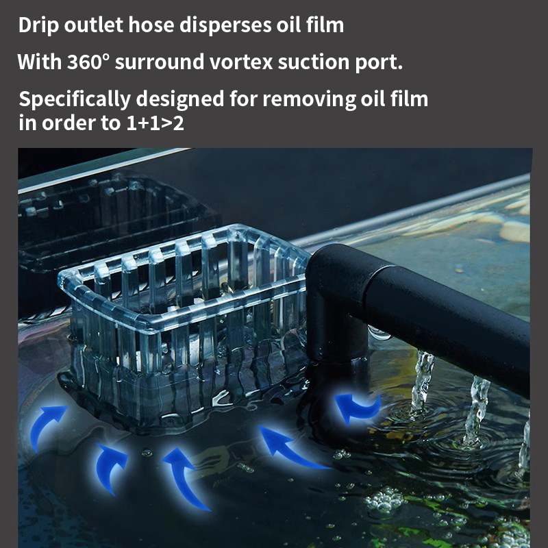 3 W Akvaryum Yüzey Yağı Skimme - Aquarium Fish Waste Collector incelemesi ve fiyatı