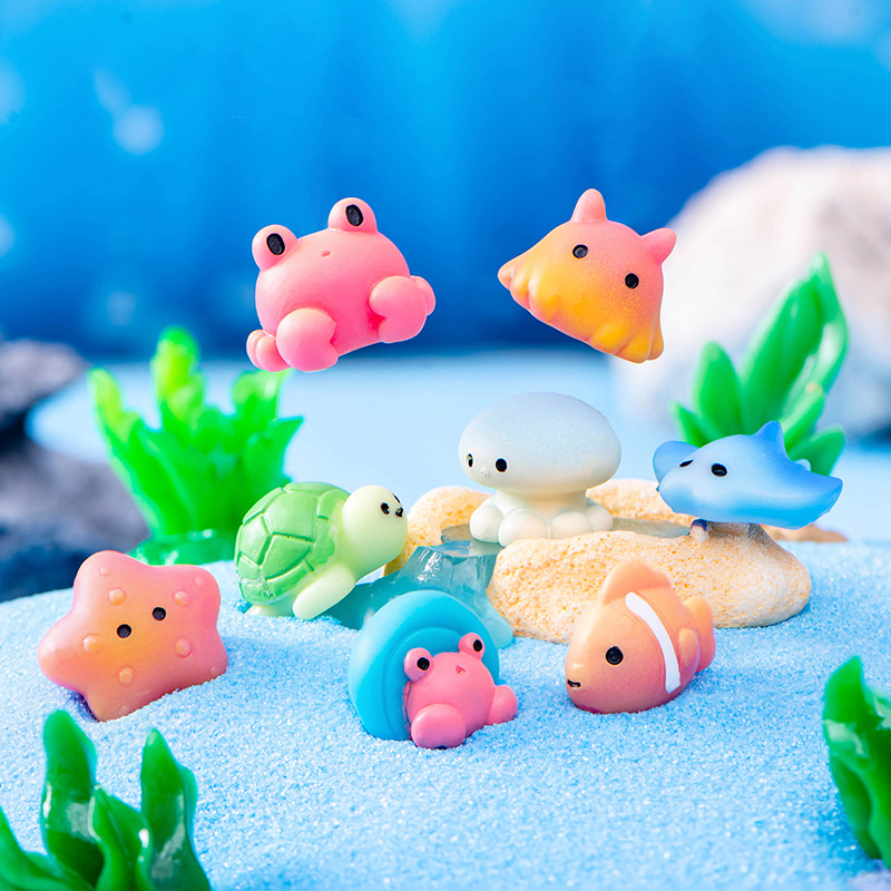 1 adet yaratıcı reçine okyanus - Aquarium Fish Dolphin incelemesi ve fiyatı