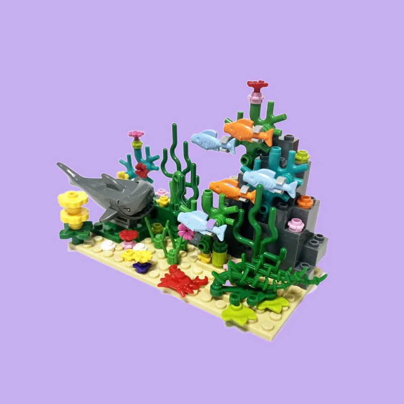 Şehir MOC Akvaryumu Sualtı Dün - Aquarium Fish Lego incelemesi ve fiyatı